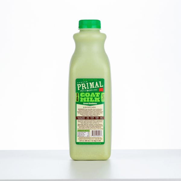 Primal™ Raw Goat Milk Green Goodness for Cat &amp; Dog 32 Oz