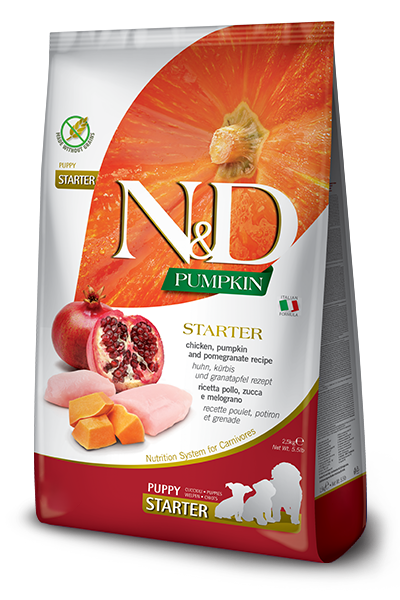 Farmina PUMPKIN Grain Free  Chicken &amp; Pomegranate Puppy Starter 5.5 LB