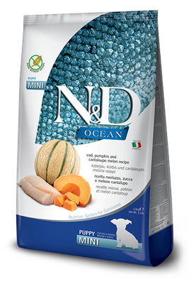 Farmina OCEAN Grain Free Cod, Pumpkin &amp; Cantaloupe Puppy Mini 5.5 LB