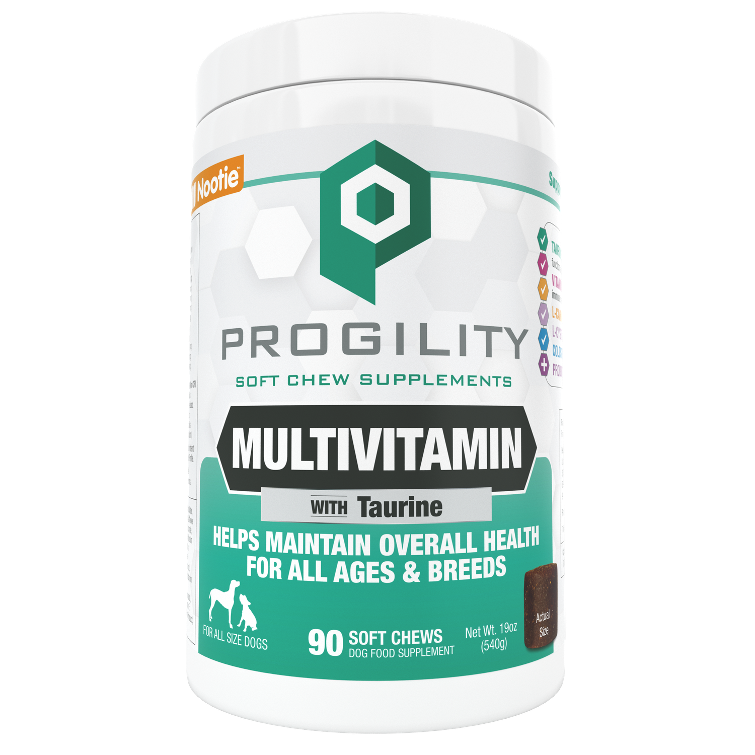 Nootie Progility Multi Vitamin + Taurine 90 Ct