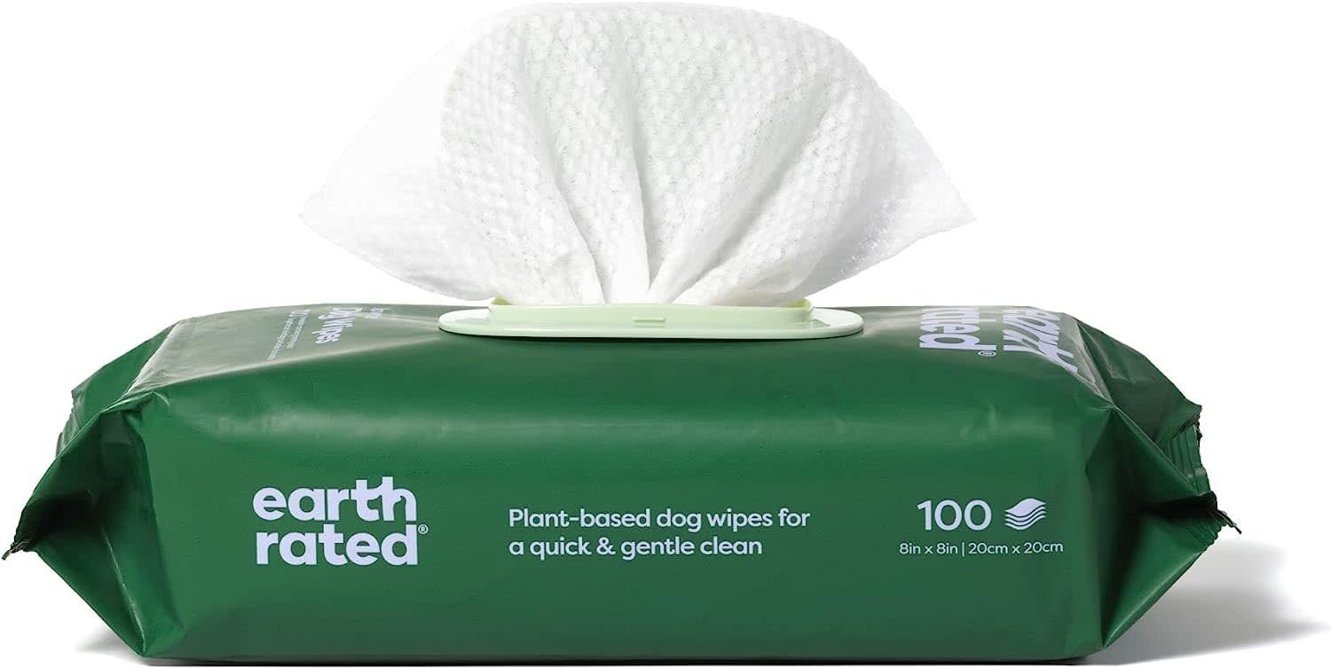 EarthRated® Compostable Wipes Lavender 100 Ct