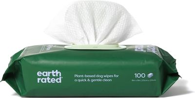 EarthRated® Compostable Wipes Lavender 100 Ct