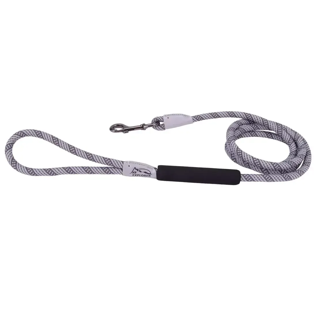 Coastal K9-Explorer Brights Reflective Rope Snap Leash 6&#39; Mountain
