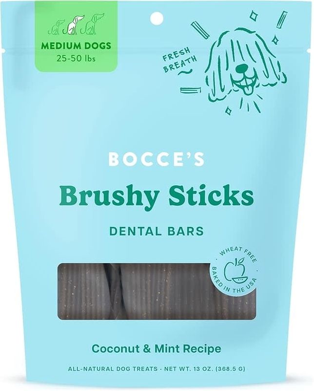 Bocce&#39;s Bakery Dailies Brushy Sticks Medium 13 oz