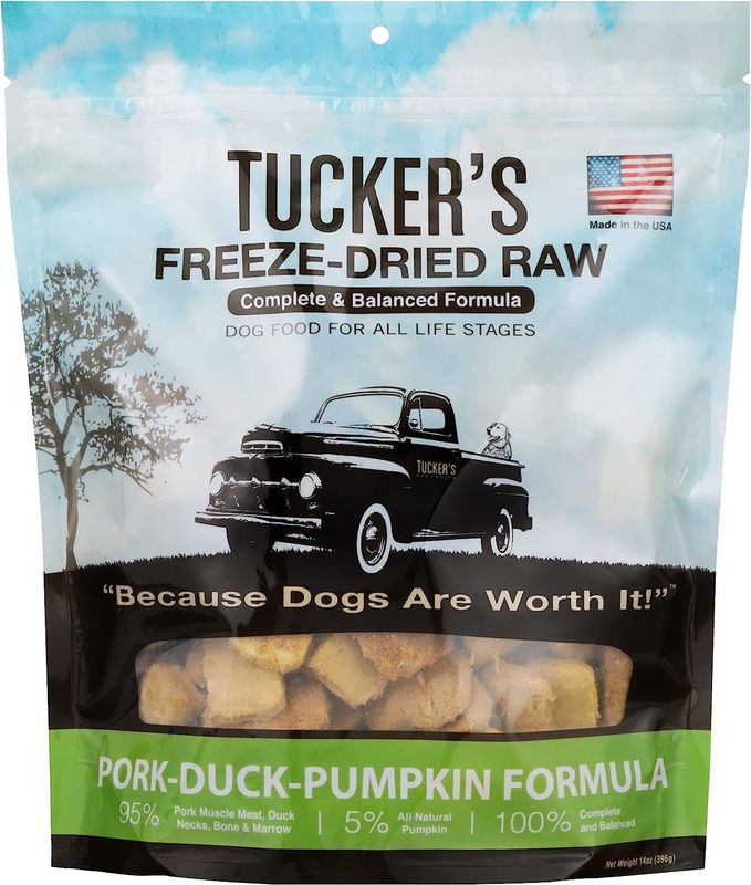 Tucker&#39;s Freeze-Dried Pork Duck Pumpkin 14 oz