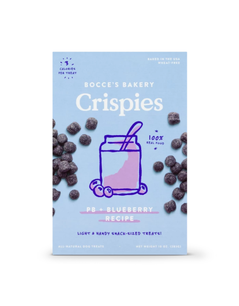Bocce&#39;s Bakery Crispies Peanut Butter &amp; Blueberry 10 oz