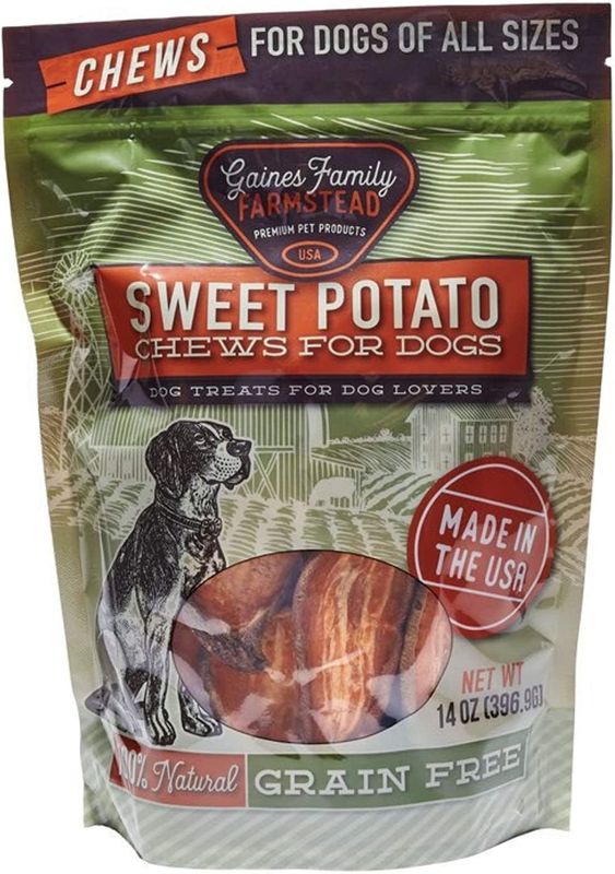 Gaines Family Sweet Potato Chews 14 oz