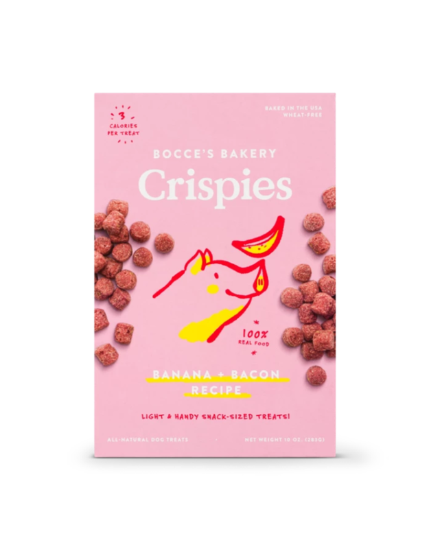 Bocce&#39;s Bakery Crispies Banana &amp; Bacon 10 oz