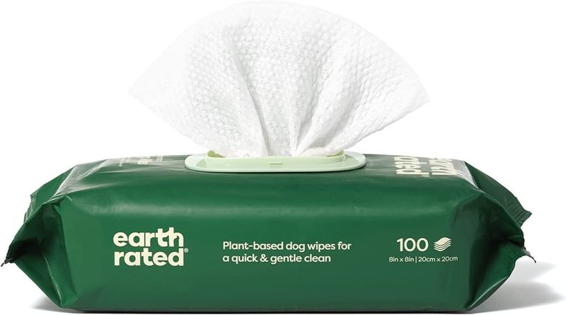 EarthRated® Compostable Wipes Unscented 100 Ct