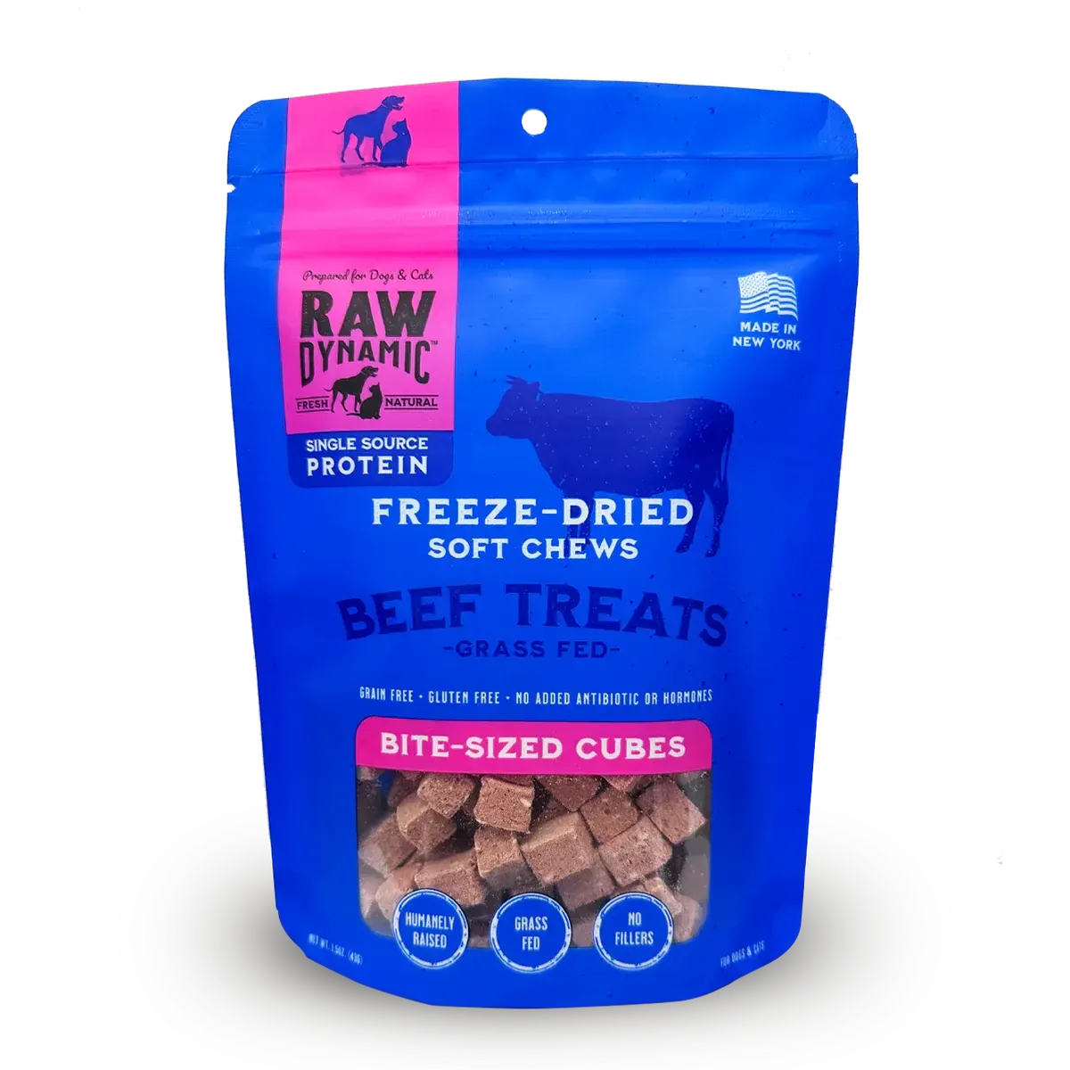 Raw Dynamic Freeze-Dried Grain-Free Beef 1.5 oz