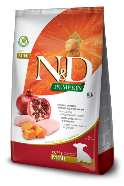Farmina PUMPKIN Grain Free Chicken &amp; Pomegranate Mini Puppy 5.5 LB