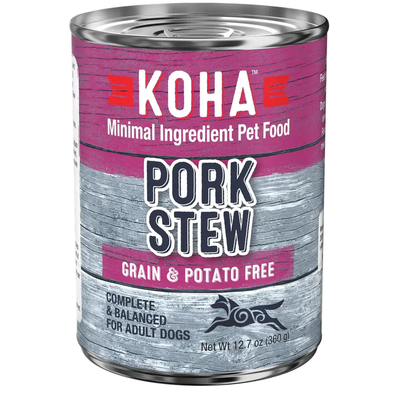 Koha Minimal Ingredient, Grain-Free Pork Stew 12.7 oz
