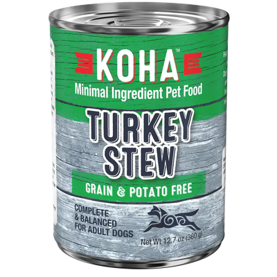 Koha Minimal Ingredient, Grain-Free Turkey Stew 12.7 oz