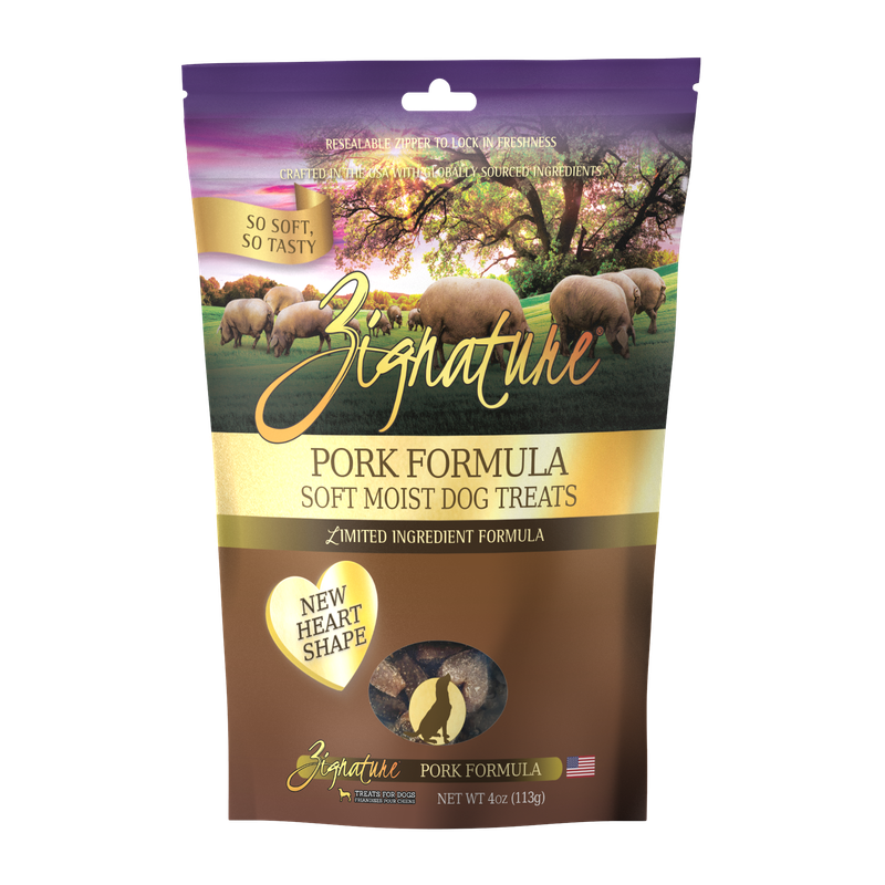 Zignature Grain Free Soft Moist Pork 4 oz