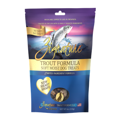 Zignature Grain Free Soft Moist Trout 4 oz