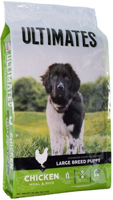 Ultimates™ Chicken Meal &amp; Rice Large Breed Puppy 28 LBS