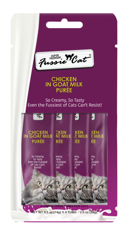 Fussie Cat® Purée Chicken Goat Milk 4 PK