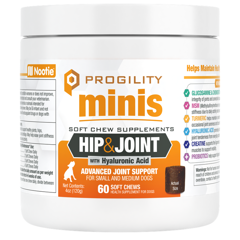 Nootie Dog Treat Progility Mini Hip &amp; Joint 60 Count