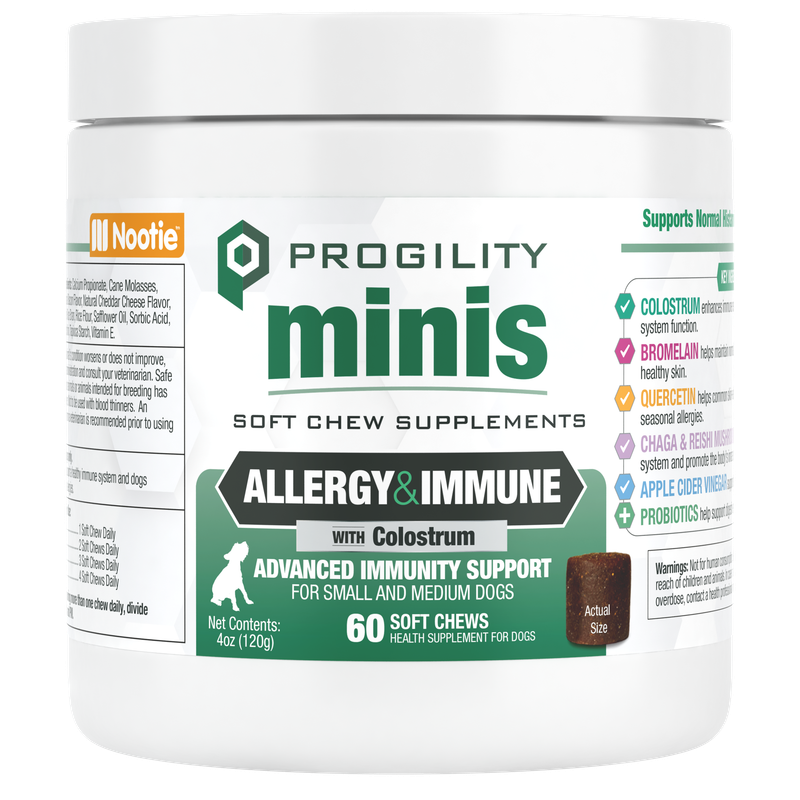 Nootie Progility Mini Allergy Immune 60 Count