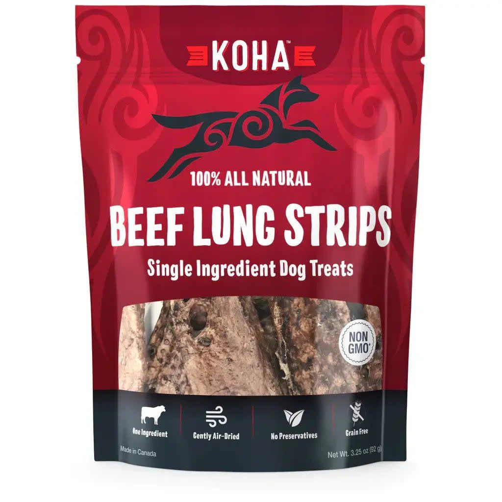 Koha Air-Dried Beef Lung Strips 3.25 oz