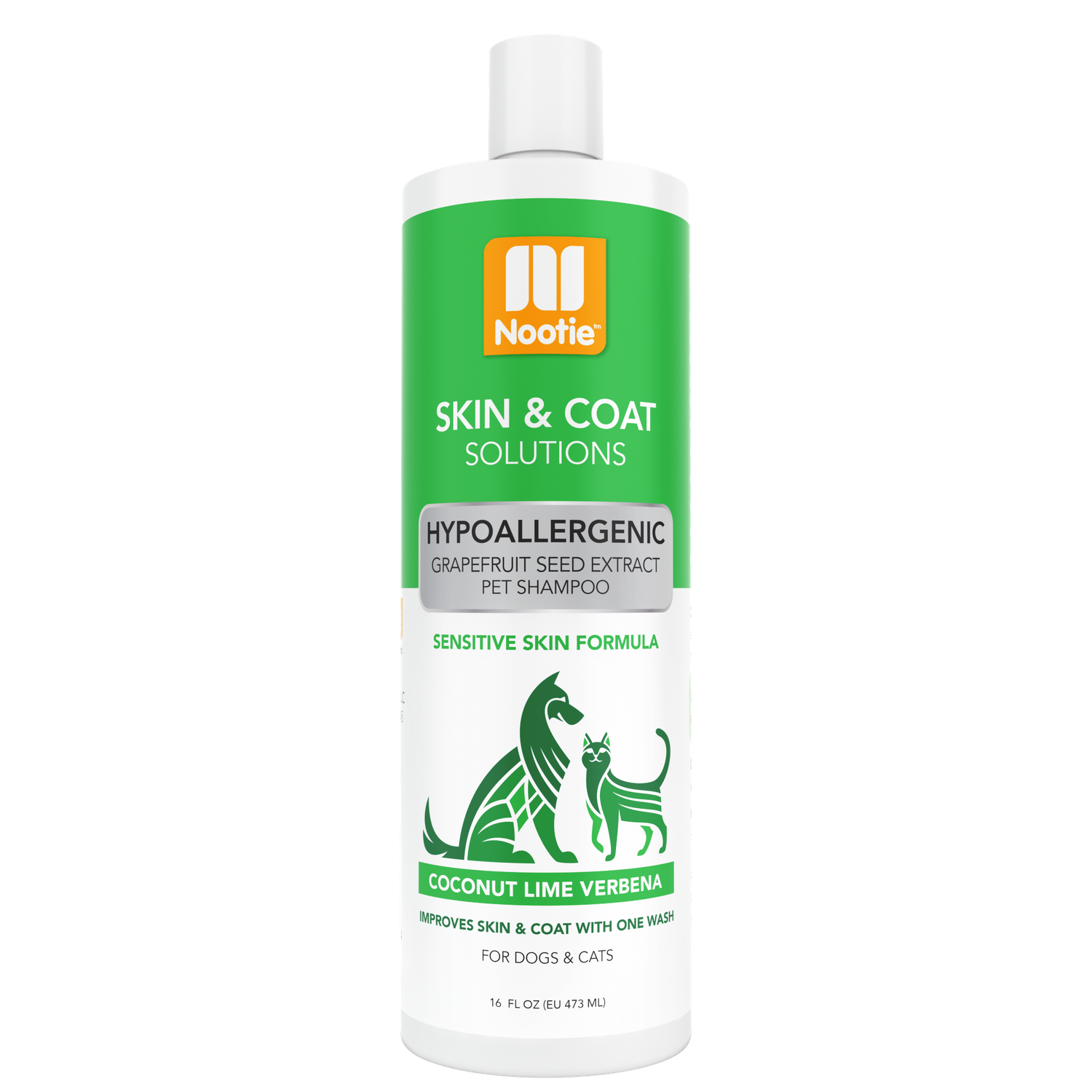 Nootie Shampoo Hypoallergenic Coconut Lime Verbena 16 oz