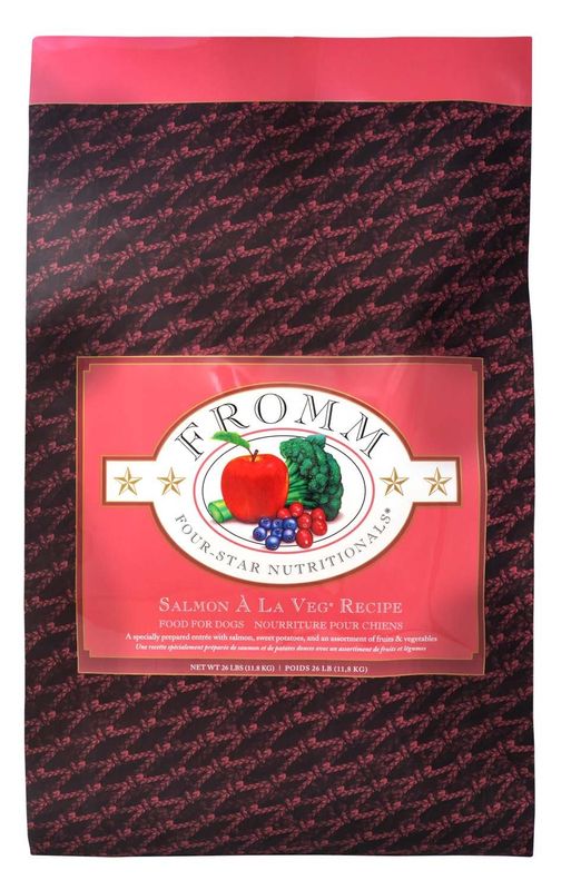 Fromm 4 Star Salmon A La Veg - Grain In 26 LBS