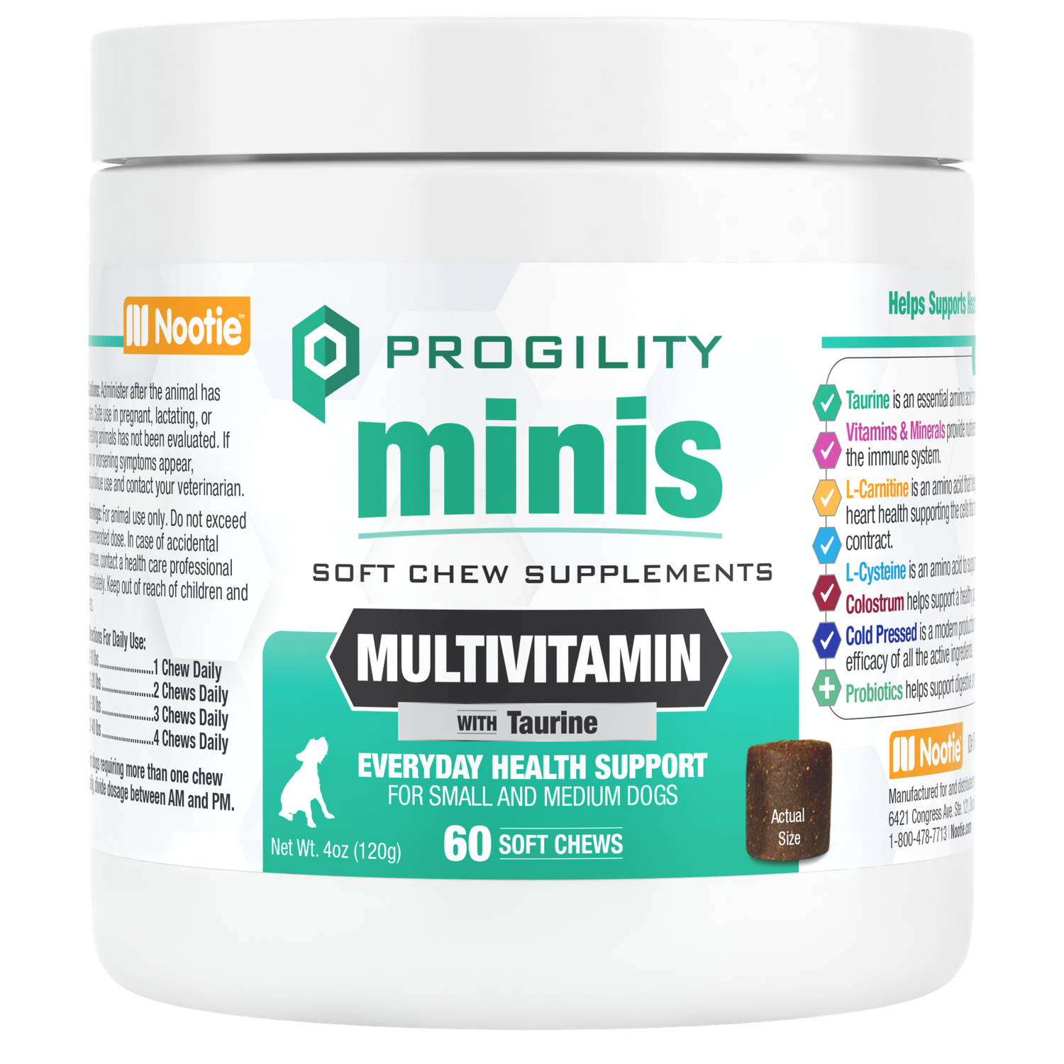 Nootie Progility Mini Multi Vitamin 60 Count