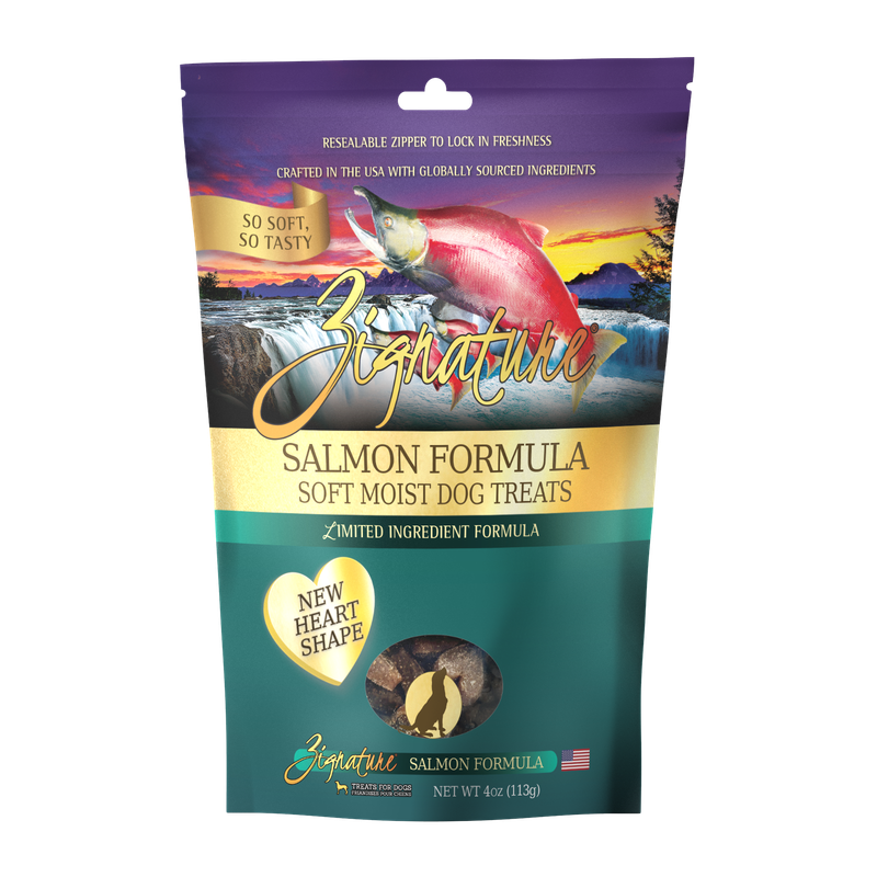 Zignature Grain Free Soft Moist Salmon 4 oz