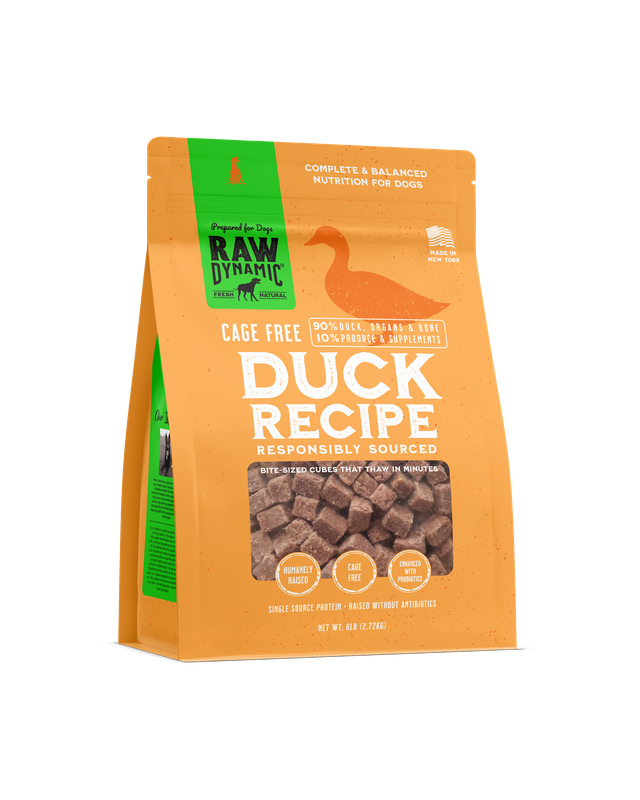Raw Dynamic Frozen Food Duck 3 LBS