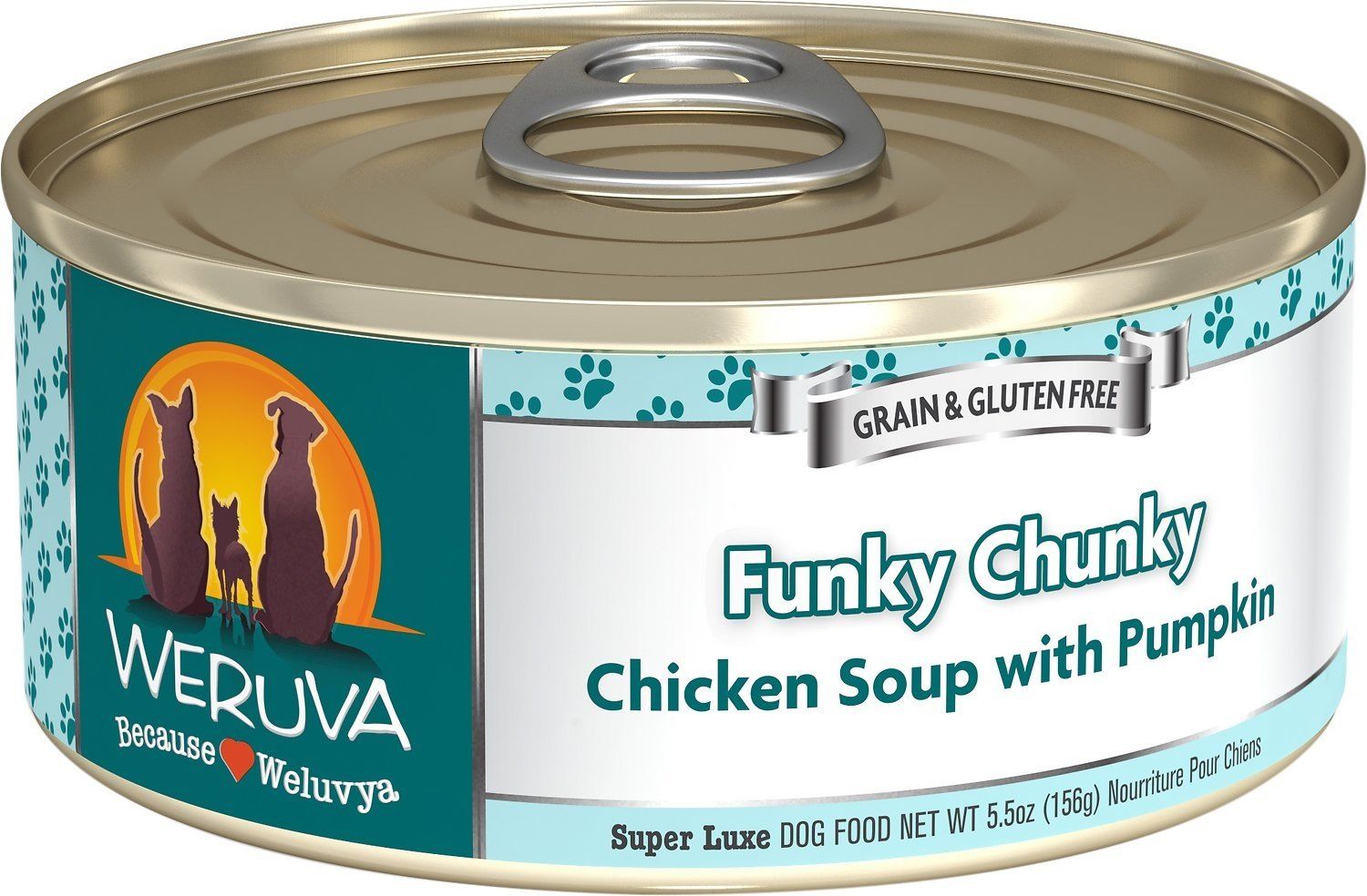 Weruva Funky Chunky Chicken Soup with Pumpkin, Size: 5.5 OZ