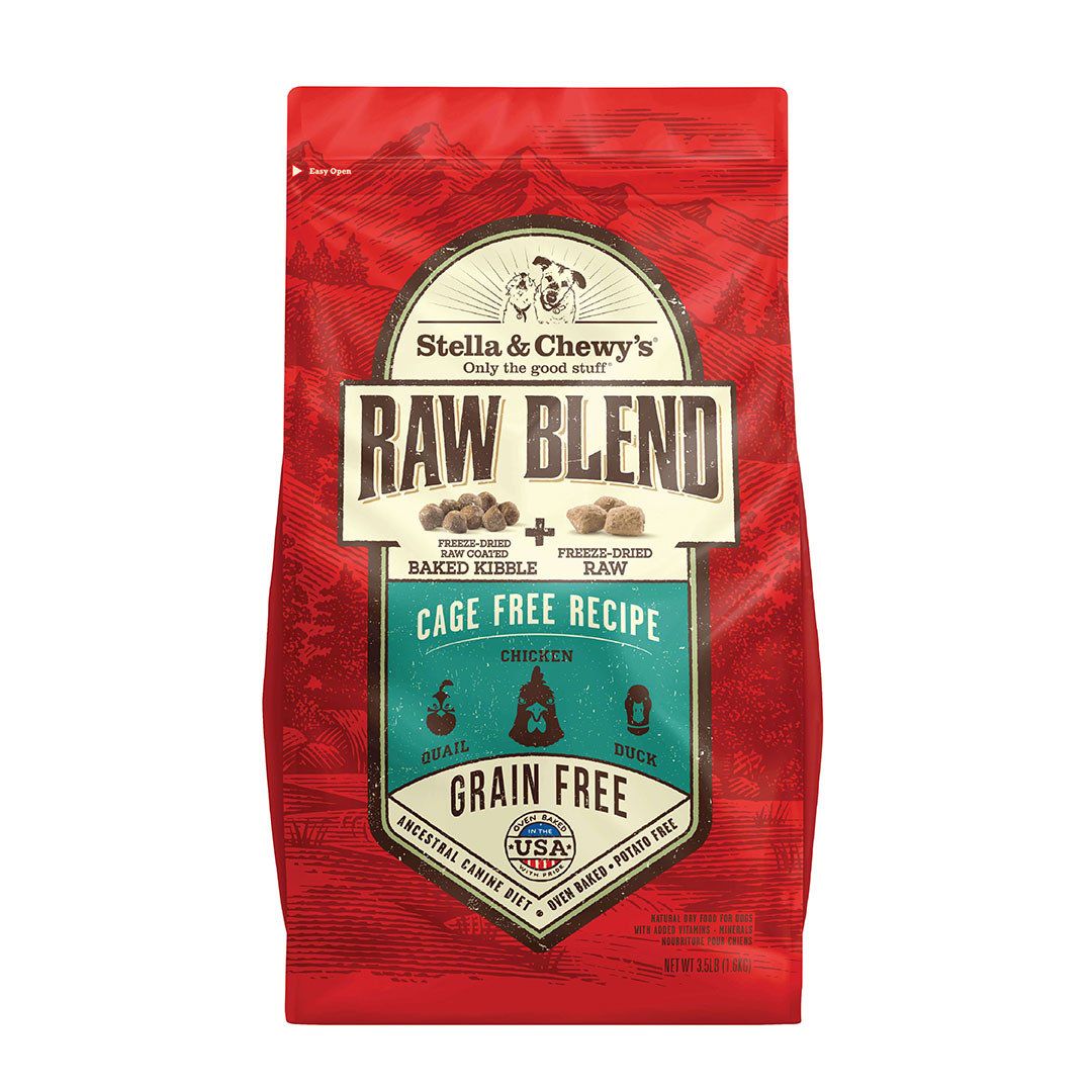 Stella &amp; Chewy&#39;s® Cage-Free Raw Blend Kibble, Size: 3.5 LB