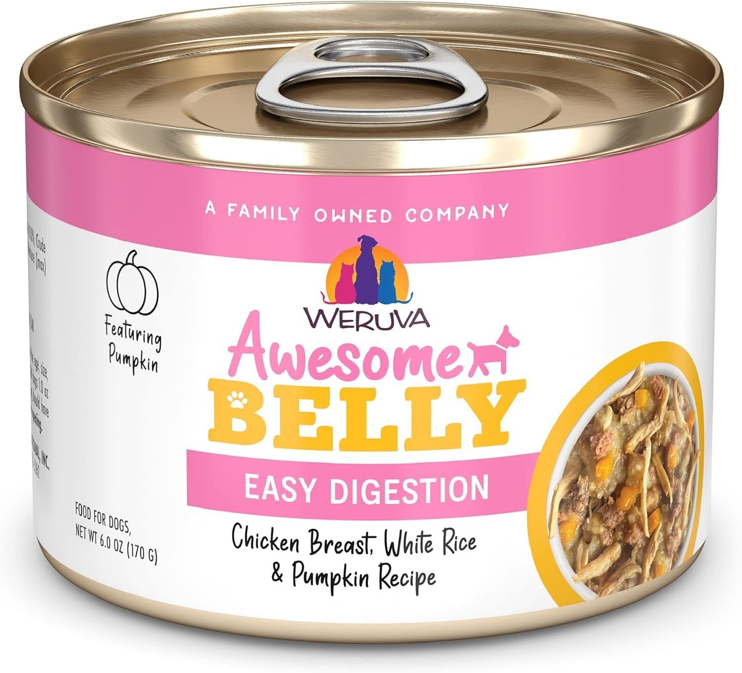 Weruva Awesome Functions Belly Chicken, Rice &amp; Pumpkin in Gravy, Size: 6 OZ