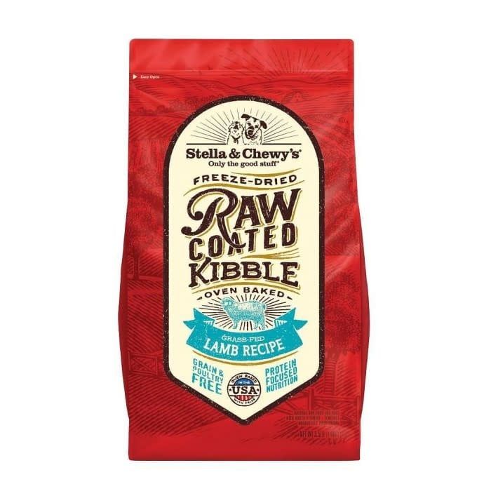 Stella &amp; Chewy&#39;s® Grain-Free Grass-Fed Lamb Raw Coated Kibble, Size: 3.5 LB