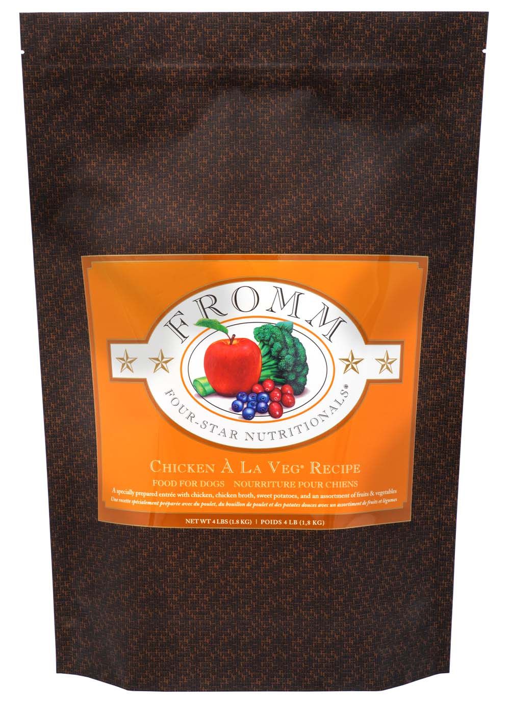 Fromm 4 Star Chicken À La Veg® - Grain In, Size: 4 LBS