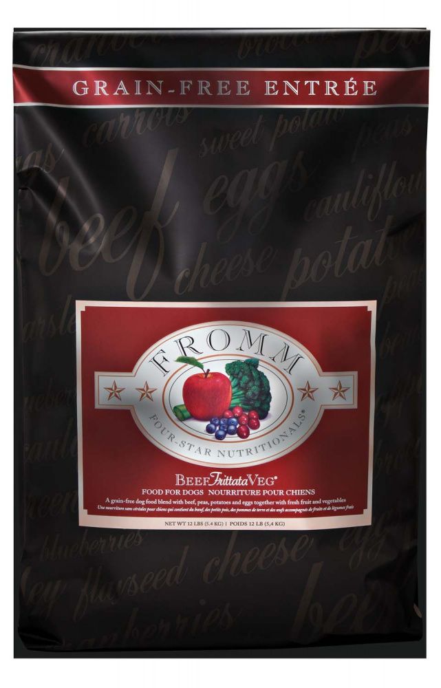 Fromm 4 Star Grain Free Beef Frittata Veg®, Size: 4 LBS