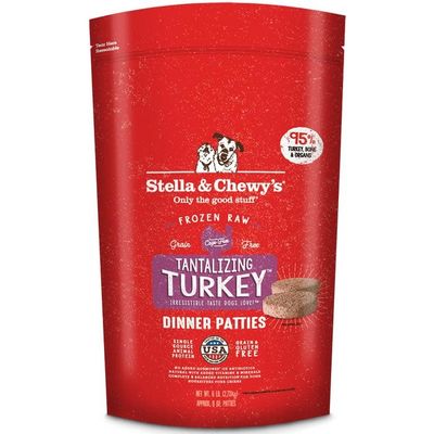 Stella &amp; Chewy&#39;s® Tantalizing Turkey Frozen Raw Dinner Patties For Dogs