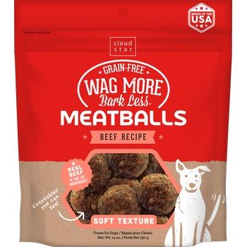 Wag More Bark Less Meatballs Beef 14oz