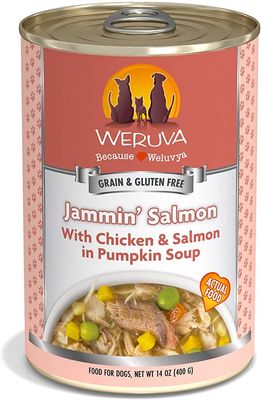 Weruva Jammin’ Salmon with Chicken &amp; Salmon in Pumpkin Soup