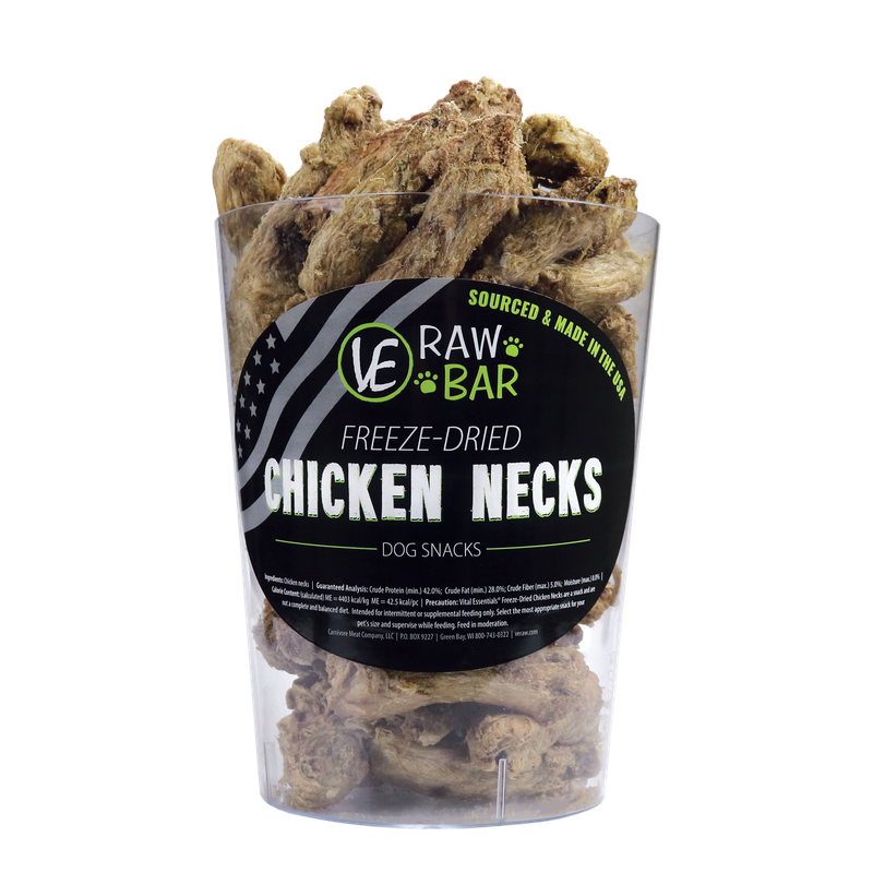 Vital Essentials® Raw Bar Freeze-Dried Chicken Neck - Single