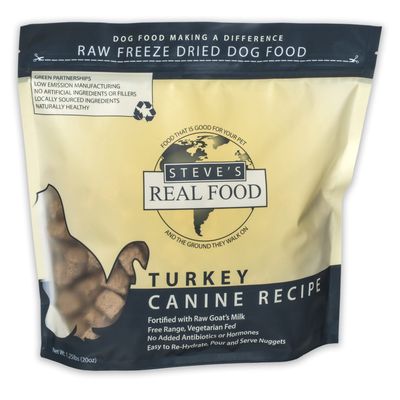 Steve&#39;s Real Food Freeze Dried Turkey Diet 1.25lb