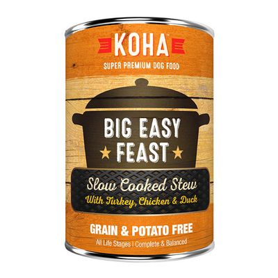 Koha Big Easy Feast Slow Cooked Stew Turkey, Chicken, &amp; Duck 12.7 oz