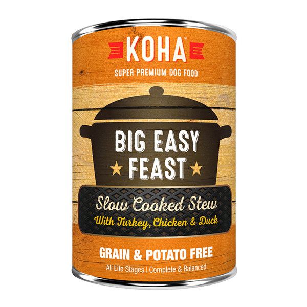 Koha Big Easy Feast Slow Cooked Stew Turkey, Chicken, &amp; Duck 12.7 oz