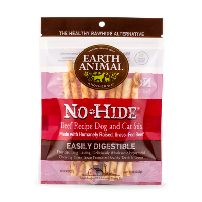 Earth Animal No-Hide® Beef Chews Small 10 Pk
