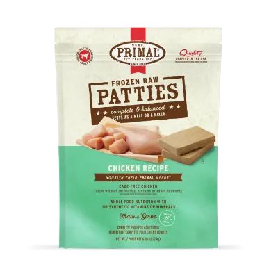 Primal Raw Frozen Canine Chicken Formula 6 LB