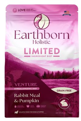 Earthborn Holistic® Venture™ Rabbit Meal &amp; Pumpkin Limited Ingredient Grain-Free Diet