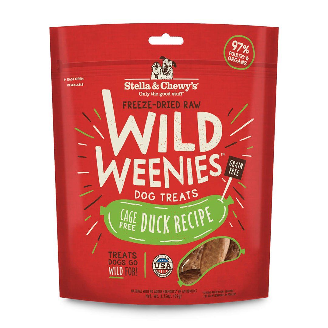 Stella &amp; Chewy&#39;s® Cage-Free Duck Wild Weenies 3.25oz