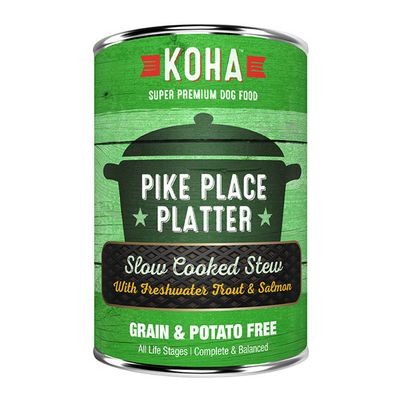 Koha Pike Place Platter Slow Cooked Stew Beef &amp; Salmon 12.7 oz