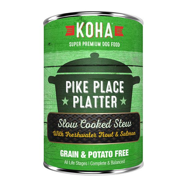 Koha Pike Place Platter Slow Cooked Stew Beef &amp; Salmon 12.7 oz