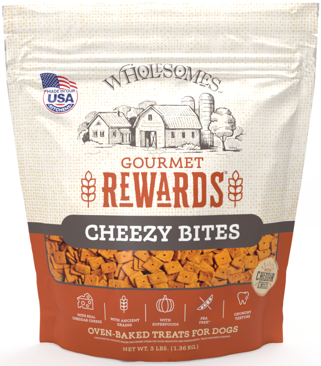 Wholesomes™ Gourmet Biscuit Treats with Real Cheddar Cheese 3 lbs