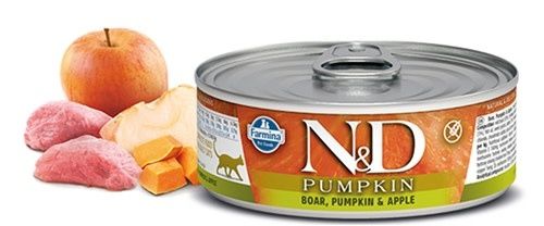 Farmina Cat PUMPKIN Grain Free Boar &amp; Apple 2.8 oz